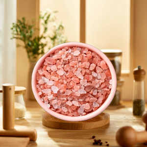 Poudre de sel naturel de l'Himalaya rose foncé naturel comestible Table de cuisson Sel Puffiness Emballage personnalisé Condiments de sel de l'Himalaya - Product Image 1