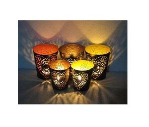 Nuevo juego de 5 velas votivas de diseño único con diseño y material extra Premium al costo más bajo - Product Image 1