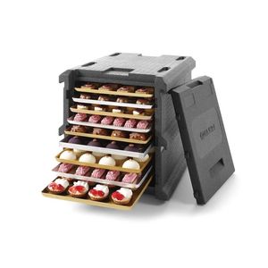 HENDI Profi Line 128L Food Storage <b>Container</b> 540x700x(H)640mm with 9x 600x400 mm Box Termico - Product Image 1
