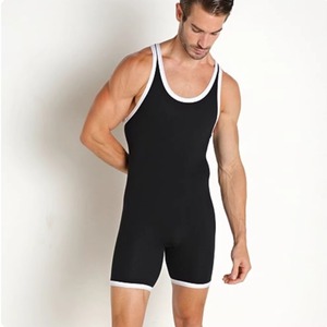 Combinaison de lutte unisexe personnalisée OEM, impression par transfert thermique, tissu extensible en spandex/polyester, 220g, léger et respirant pour - Product Image 4