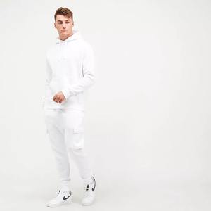 Wholesale Custom Logo New Design <b>Men's</b> Gym <b>White</b> Casual Mid Waist Sweatpants Cargo <b>Joggers</b> with Pockets Breathable Eco-Friendly - Product Image 5