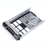 F238F 3.5" Aluminium SAS SATA HDD Tray Caddy dengan Hot Swap untuk Server PowerEdge R720/R710 Enclosure Internal