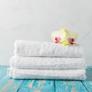 Ensemble de serviettes de bain en coton 100% écologiques, super absorbantes, serviettes de golf, serviettes de couleur unie pour la maison, l'hôtel - Product Image 1