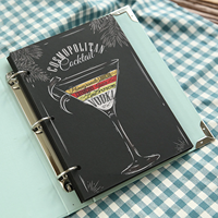 Organizador de carpeta de 3 anillas Vintage profesional, anillos de 2 pulgadas, tamaño A4, hoja de 8,5 "X 11", cubierta de cuero, cuaderno de hojas sueltas de tapa dura