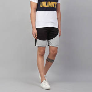 Shorts en toile décontractés pour hommes, best-seller, motif uni, respirants, légers, taille haute, coupe ample, écologiques, service OEM - Product Image 5