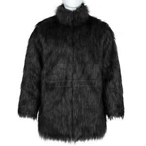 Chaqueta con Capucha de Piel Sintética para Hombre, Material de Lana y Poliéster, Invierno, Ecológica, Transpirable, Servicio OEM, Personalizable, Alta Calidad - Product Image 5