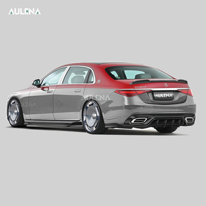 Aulena nouvelle mise à niveau du diffuseur de becquet arrière en matériau de carbone <span class=keywords><strong>sec</strong></span> pour classe S (W223) Maybach - Product Image 2