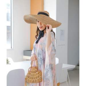 Elegante vestido largo Abaya para mujer Modest Rayon Kaftan Robe con diseño fluido Ideal para Eid Ramadan y uso diario - Product Image 3