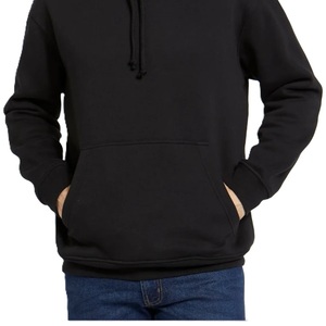 Pull à capuche à manches longues 100% coton personnalisé pour hommes Sweat-shirt de sport en polaire d'hiver avec poche kangourou et capuche - Product Image 6