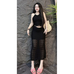 Summer Chic Women's Two-Piece Skirt Set Ready for Summer Outings-B2B Wholesale - Product Image 2