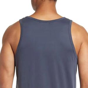 Camiseta sin mangas atlética transpirable de talla grande para hombre para entrenamiento deportivo de verano gimnasio músculo Fitness Casual correr culturismo-tejido - Product Image 5