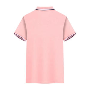 OEM Golf décontracté en polyester pour hommes pour polos couleur de base manches courtes uniforme logo personnalisé broderie respirant 3D Plaid Jers - Product Image 2