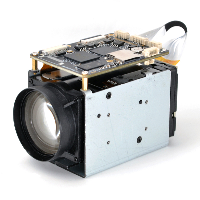 30x Optical Zoom Block Camera 4K 8MP Sony Starvis IMX415 Hi3516Av300 Compact Module Camera IP Zoom Module Camera SIP-S415A-30X