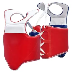 Parana logotipo personalizado MMA Kick Boxing Taekwondo cuero de entrenamiento/cuero sintético Protector de cuerpo protector de pecho protector de vientre boxeo - Product Image 5