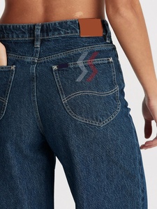 กางเกงยีนส์สำหรับผู้หญิงกางเกงคาร์โก้ผ้ายีนส์ใส่สบายระบายอากาศได้ดีดีไซน์ออกแบบได้ตามต้องการ - Product Image 5