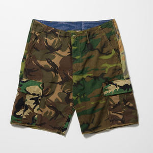 Pantalones Cortos Cargo de Camuflaje para Hombre, Hechos a Medida, Modernos e Informales, 100% Poliéster, Cintura Media, Transpirables, de Secado Rápido, para Gimnasio, Verano - Product Image 1