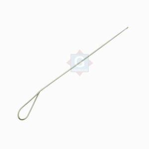 Sonde auriculaire droite à pointe sphérique en acier inoxydable, diamètre 1 mm, certifiée CE, pour instrument chirurgical manuel STACKE, vente en gros - Product Image 2
