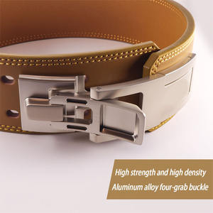 Wholesale Premium Leather Lever Buckle <b>Belt</b> Custom Logo Weightlifting <b>Belt</b> <b>for</b> Bodybuilding with <b>Back</b> Support from Star Evinced - Product Image 3