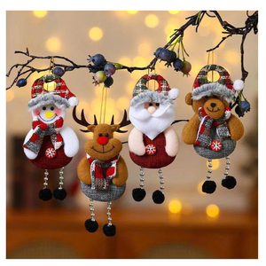Adorable árbol de Navidad decoración colgante Santa Claus muñeco de nieve Reno oso árbol de Navidad decoración colgante variedad de estilos - Product Image 2