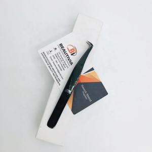 Las mejores pinzas profesionales de volumen de bota delgada de 90 grados, logotipo personalizado, extensión de pestañas de gran cantidad de acero inoxidable sostenible - Product Image 3