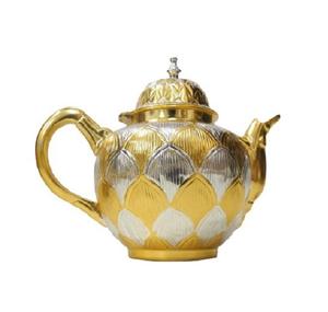 ARABIC DALLAH METAL TEA & COFFEE <b>POT</b> <b>SET</b> ECO-FRIENDLY LUXURY for DINNERTABLE & KITCHEN DECOR - Product Image 2
