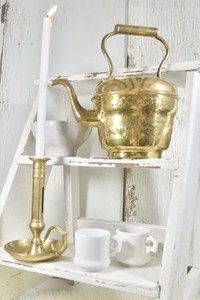 Bouilloire en cuivre massif au design merveilleux avec poignée ronde de grande taille parfaite pour une utilisation élégante à la maison et aux ustensiles de cuisine - Product Image 5