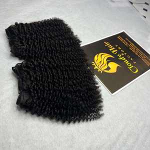 Vietnamese Kinky Curly Hair Bundles 100% Unprocessed Kinky Curly Hair 3 Bundles Kinky Curly Human Hair Extensions Natural Color - Product Image 5