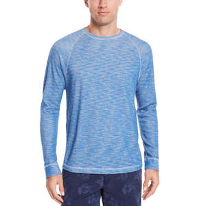 Maglione girocollo da uomo Tommy Bahama Duncan Deux blu navy XL oversize in maglia con stampa logo a maniche lunghe per autunno inverno - Product Image 1