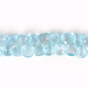 Taladro facetado de tamaño libre, piedra preciosa suelta cortada en forma de pera, Topacio azul cielo Natural para la fabricación de joyas del fabricante - Product Image 2