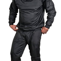 Trajes de Sauna para Adelgazar Transpirables para Hombre, Diseño OEM Más Popular, Color y Logotipo Personalizados, Fibra de Poliéster de Alta Calidad