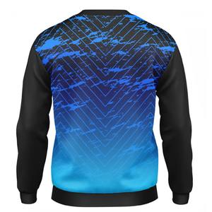 Sweat-shirt à col rond en coton pour homme de haute qualité, personnalisé, OEM, pull uni, teinture unie, molleton, jogging d'hiver, sweat-shirt noir - Product Image 2