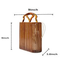 Tas Clutch Kayu Unik Buatan Tangan untuk Pakaian Malam & Acara Spesial dengan Harga Grosir dari HAND MADE CRAFT