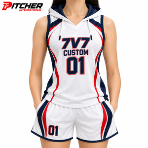 Uniformes de Fútbol Americano para Mujer al por Mayor, Jersey Sublimado Personalizado de Secado Rápido para Equipos Estadounidenses, MOQ Bajo - Product Image 5