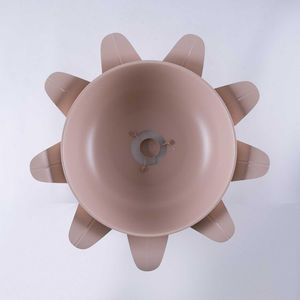 Casserole en métal de forme ronde, chauffe-plats de table faits à la main, plat isolé au design floral pour le stockage des aliments, ustensiles de cuisine - Product Image 3