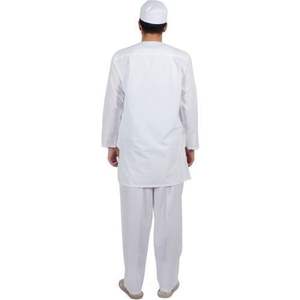 Abaya Larga Informal Vintage Personalizable, Estilo Afgano, para Hajj y Umrah, Suministro ODM, Tallas XS-XXL, Logotipo Personalizado, Beige, Blanco, Verano, Invierno - Product Image 4