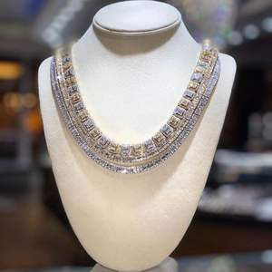 Joyería de hip hop helado DEF moissanite diamante Pass Tester rapero collar pulsera plata cadena de eslabones cubanos - Product Image 3