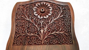 Rehal Holy Book Stand for <b>Comfortable</b> Reading of Rahal Books Design Wooden Sheesham Wood Modern Pure Customized Logo Horizontal - Product Image 3