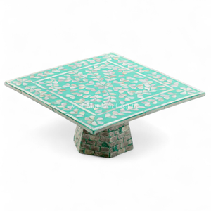 Support à gâteau en nacre, artisanat en coquillage fait à la main pour la présentation de gâteaux et de desserts, fabricant direct du Vietnam - Product Image 4
