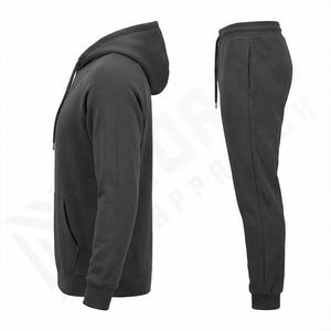 Ensemble de survêtement de jogging pour hommes grande taille, personnalisable, respirant, broderie du fabricant, ensemble de sport athlétique pour la salle de sport et le fitness - Product Image 3