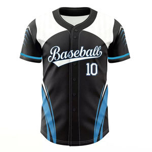 Camiseta de Béisbol Personalizada con Logotipo 2025, Transpirable, de Alta Calidad, Impresión por Sublimación, 100% Poliéster, 260g, Ropa Deportiva, Servicio OEM - Product Image 2
