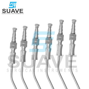 6 pièces en acier inoxydable de la plus haute qualité chirurgie médicale nouveau produit Neurochirurgie Tubes d'aspiration par SUAVE INSTRUMENTS SURGICAUX - Product Image 5