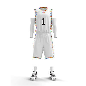 2024 nouveauté personnalisé Logo basket-ball uniforme respirant vêtements de sport dernière conception OEM ODM personnalisé Logo impression - Product Image 1