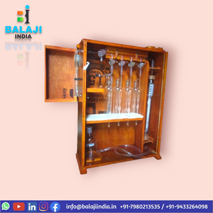 Suministro de laboratorio, aparato Orsat, equipo de prueba de 4 pipetas, horno, sistema de combustión de análisis de combustible de gas hecho de vidrio - Product Image 3