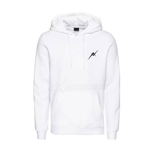 <b>Men's</b> High Quality Winter <b>Hoodie</b> in <b>Orange</b> Zipper Winter Wear Simple Plain Design Polyester/Cotton Material - Product Image 1