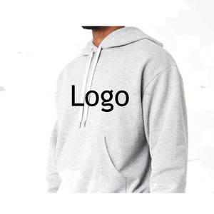 Unisex Luxury Cotton Hoodies Pullover Custom Logo Luxury Basics Cotton <b>Blended</b> Men's Hoodies Style Casual Heavyweight - Product Image 6