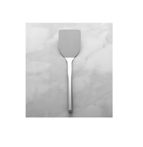 Tornero ranurado de acero inoxidable para restaurantes Cuchara de sartén de acero para uso en la cocina para Girar y asar - Product Image 3