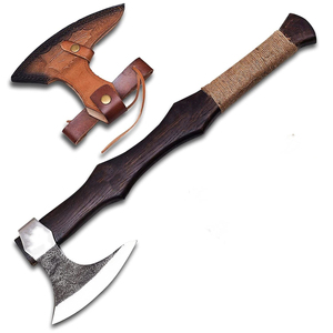Handmade Industrial Grade Tomahawk Hunting <b>Axe</b> Sharp Edge Durable Steel Outdoor Tool Forged in Pakistan - Product Image 6