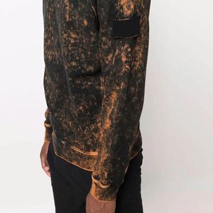 High Quality Acid Washed Cropped Boxy Hoodie With Big Pocket Vintage Fleece Pullover Streetwear Trendy Men's HoodiesHoodies Men - Product Image 3