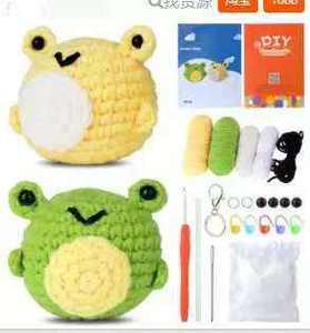 New Arrival Beginner Crochet Kit DIY Plant <b>Animal</b> Doll Soft Cartoon <b>Pattern</b> Handmade Craft Set All-in-One <b>Knitting</b> Supplies - Product Image 6