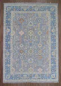 Oushak élégant noué à la main 100% laine tapis doux moderne tapis pour la maison cuisine bureau pique-nique offre en gros disponible - Product Image 3